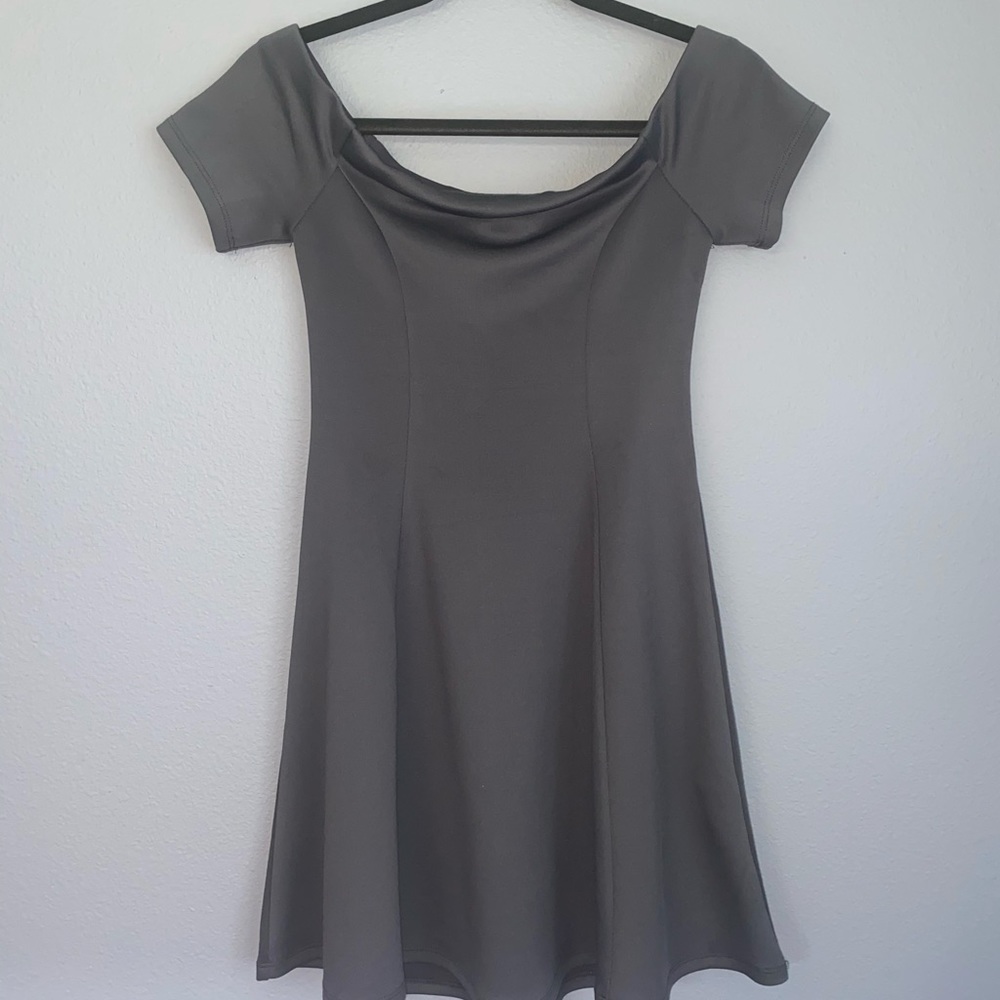 Off the shoulder mini dress